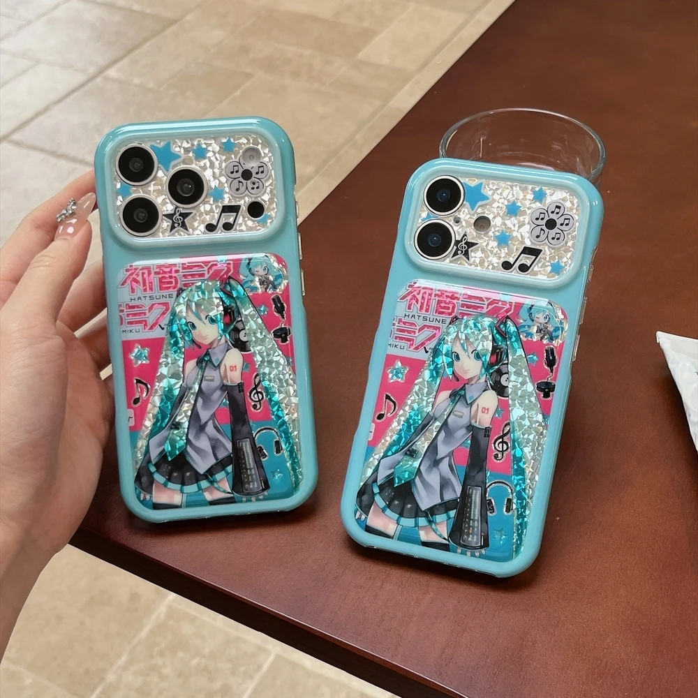 귀여운 일본 애니메이션 캐릭터, 하츠네 미쿠 디자인의  - Phone Cases For Iphone 16 리뷰 및 가격