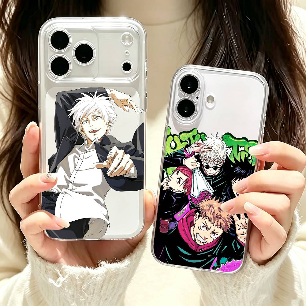 주술회전 고죠 사토루 휴대폰 케이스, 투명 실리콘 재질 - Phone Cases Jujutsu Kaisen 리뷰 및 가격