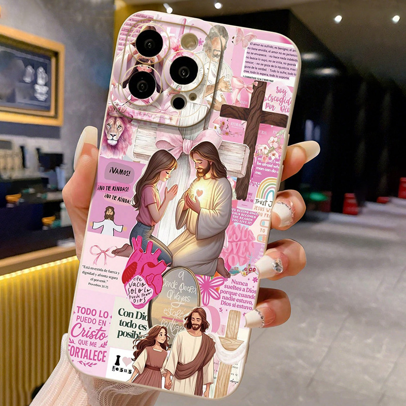 종교적인 색채감 넘치는 예수 그림 TPU 소프트 폰 케 - Phone Cases Xr Iphone 리뷰 및 가격