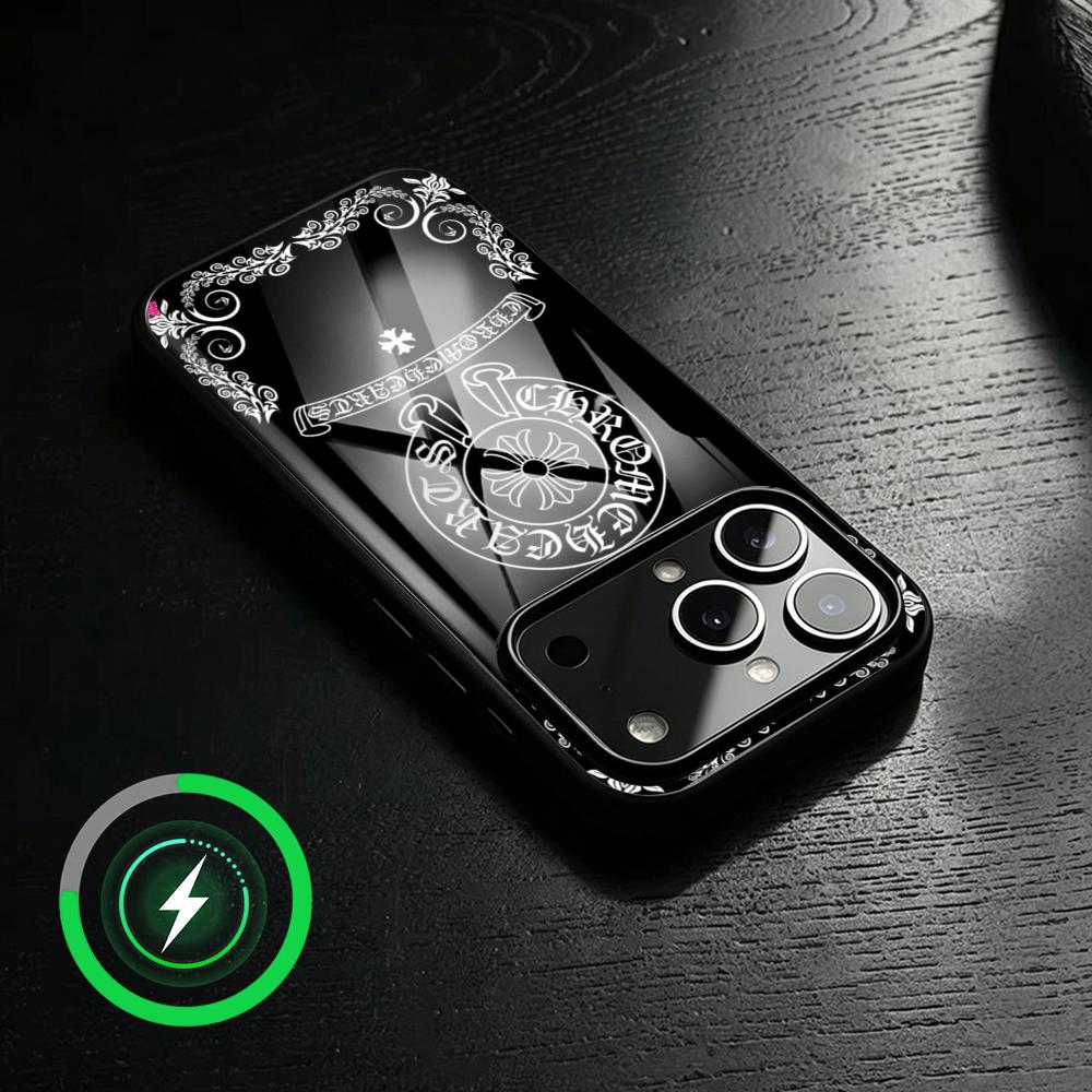 세련된 H-Hearts 로고가 새겨진 크롬 색상의 아이 - Phone Cases Iphone 13 리뷰 및 가격
