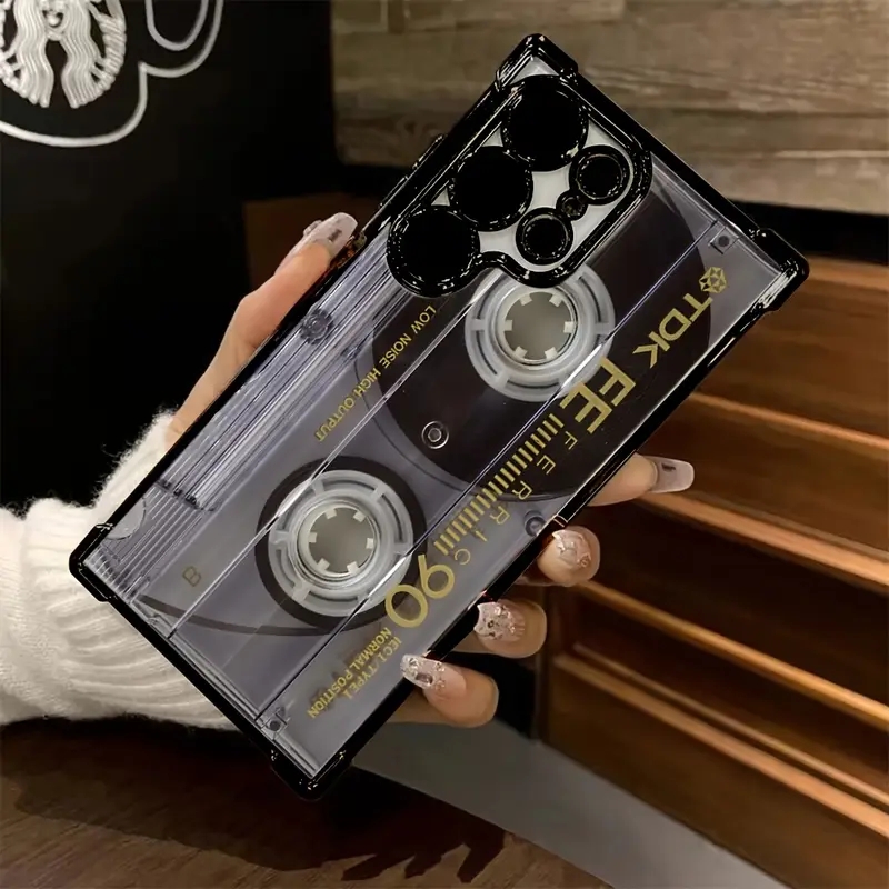 레트로 카세트 패턴 도금 소프트 폰 케이스 (삼성 갤럭 - Phone Cases Galaxy A16 5G 리뷰 및 가격