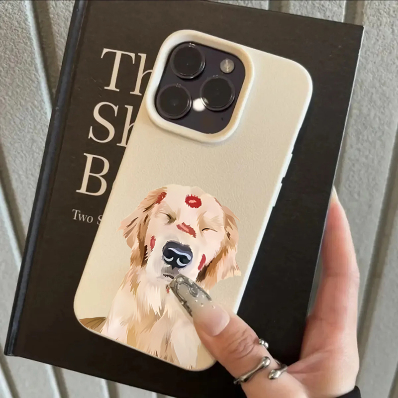 귀여운 골든 리트리버 레드 립 프린트 폰 케이스 삼성  - Phone Cases Galaxy A16 5G 리뷰 및 가격