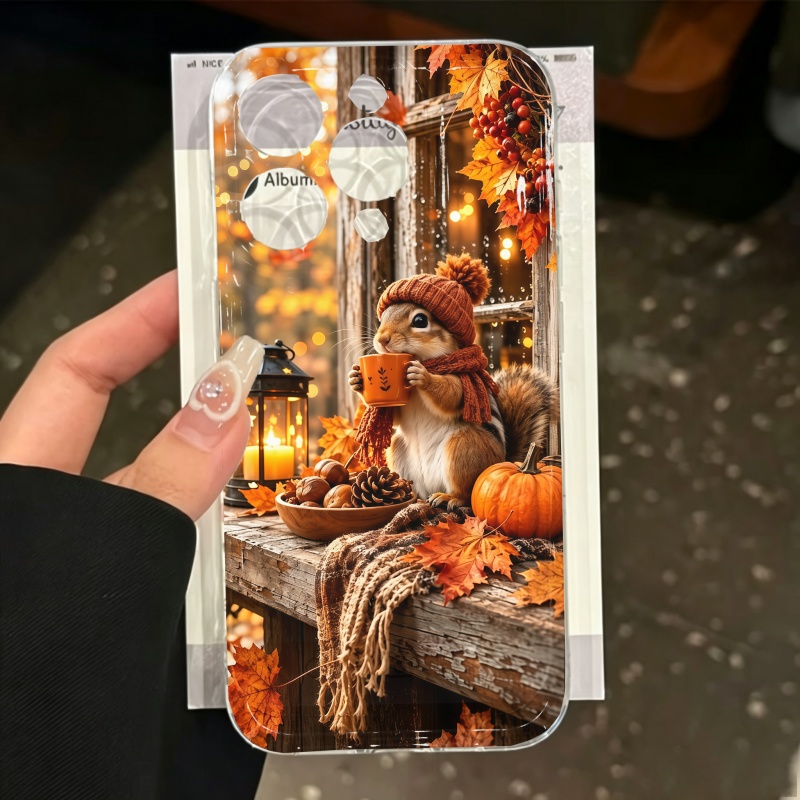 만화 동물 다람쥐 실리콘 폰 케이스 아이폰 15 16  - Phone Cases Iphone 13 리뷰 및 가격