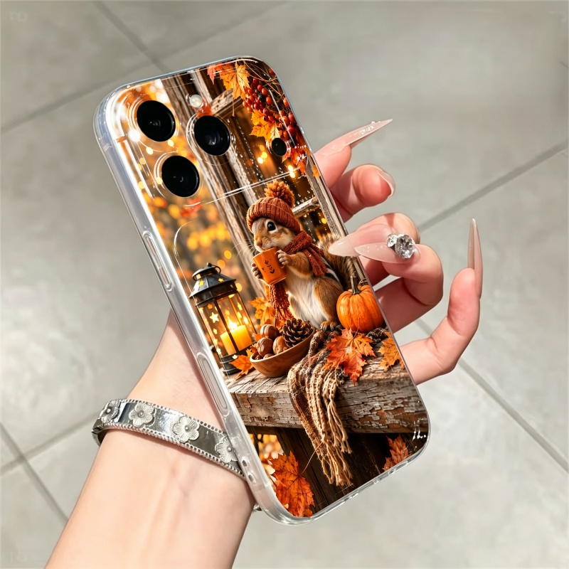 만화 동물 다람쥐 실리콘 폰 케이스 아이폰 15 16  - Phone Cases Iphone 13 리뷰 및 가격